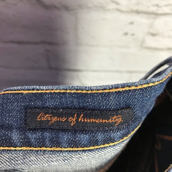 Citizens Of Humanity Kelly Low Waist Crop Cropped Lowrise Jeans Size 27 - Picture 6 of 8